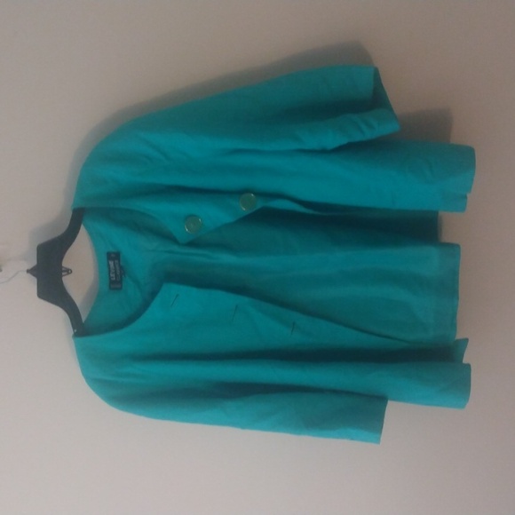 20W Turquoise jacket and skirt set. Very stylish. - Picture 5 of 6